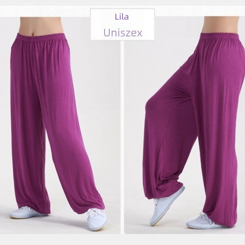 Tai Chi nadrág unisexeknek — lélegző Lycra-alapú anyag, vinilon 1%, bélés len, harcművészeti edzéshez