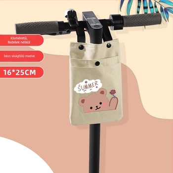 Aijia elektromos jármű függő táska kerékpárhoz — elülső akkumulátor tárolás, poliészter, modell Electric Vehicle Hanging Bag