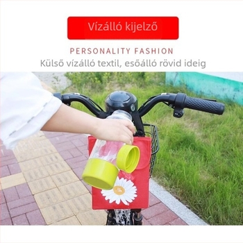 Aijia elektromos jármű függő táska kerékpárhoz — elülső akkumulátor tárolás, poliészter, modell Electric Vehicle Hanging Bag