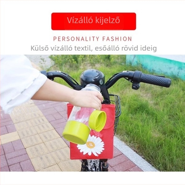 Aijia elektromos jármű függő táska kerékpárhoz — elülső akkumulátor tárolás, poliészter, modell Electric Vehicle Hanging Bag