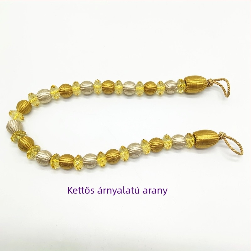 Akril gyöngyökkel ellátott függönypánt, modern stílus, kémiai rost anyag, Hongteng Jewelry