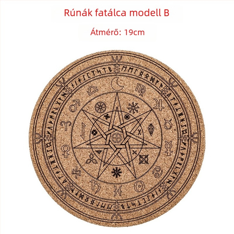 Természetes kristálykészlet rózsakvarccal, holdkővel, ametiszt-tel és acháttal – skandináv rúna kövek és rúna szimbólumok, ideális születésnapi ajándék