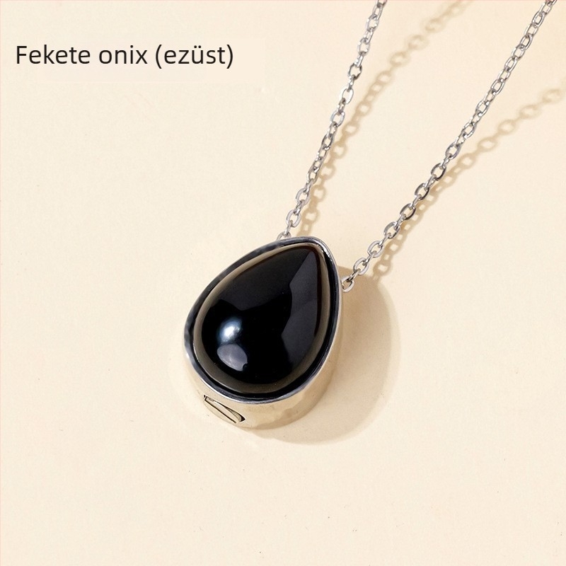 Appen Crystal Crafts márkájú kristály geometriai medálos nyaklánc — modern minimalist stílusban, PP zacskóban csomagolva