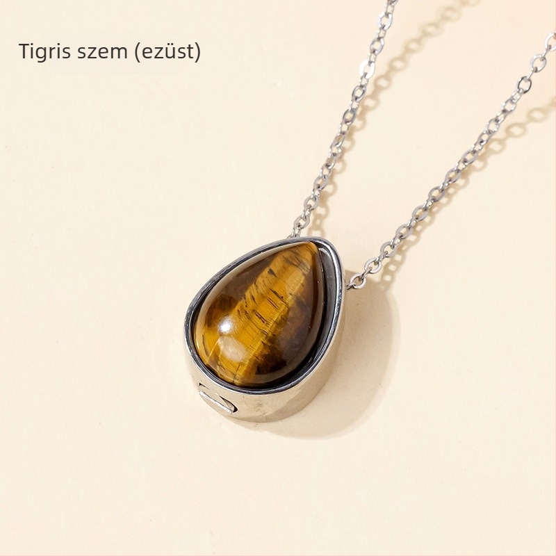 Appen Crystal Crafts márkájú kristály geometriai medálos nyaklánc — modern minimalist stílusban, PP zacskóban csomagolva