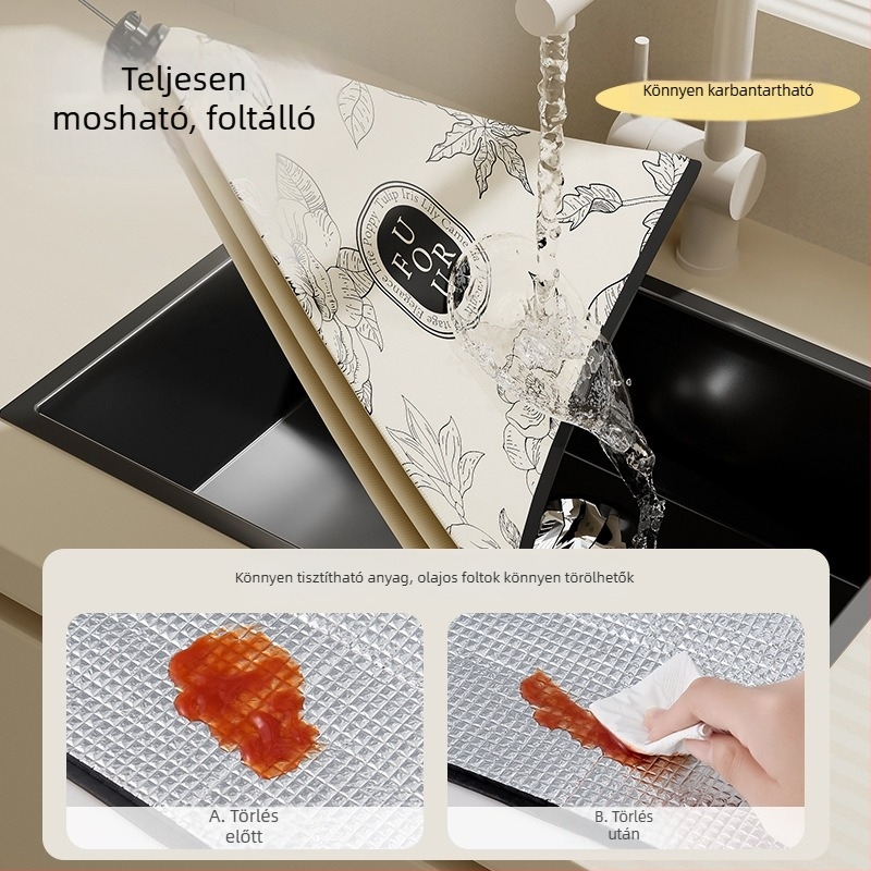 Szigetelt ételtakaró a háztartási konyhaasztalhoz – Levehető és mosható, por- és szúnyogbiztos, összecsukható