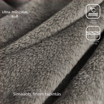 Coral fleece pléd irodai szundikáláshoz — poliészter rost, egy személyre szóló, nyári használatra