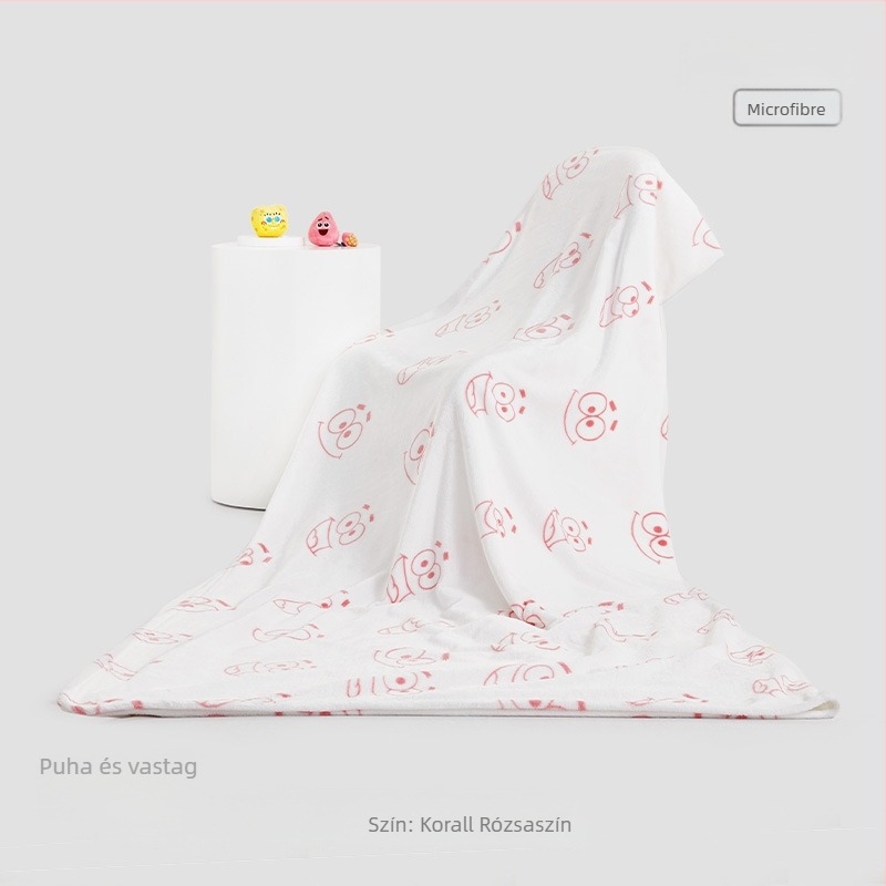 Coral fleece pléd irodai szundikáláshoz — poliészter rost, egy személyre szóló, nyári használatra