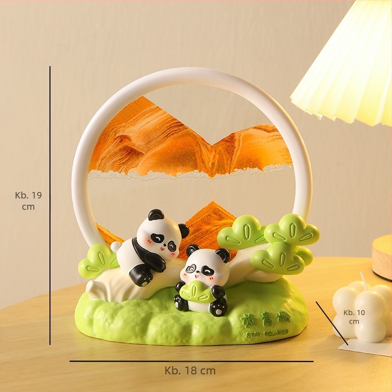 Kulcs-tároló, homokórás dekoráció — modern minimalista otthoni dekor, előszoba és nappali számára, ideális házavató ajándék