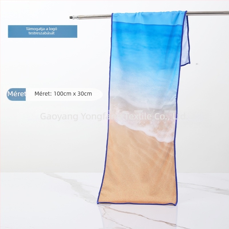 Sporttörölköző mikroszálas, hűtőhatású törölköző, sublimációs nyomtatás, 50 g, Pretty Doll