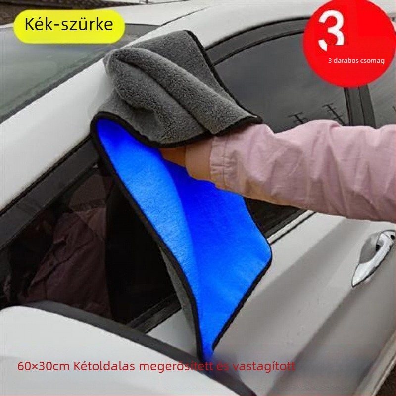 Autó tisztító törölköző, többfunkciós sál (Anyag: 80% poliészter + 20% poliamid; Súly: 150 g; Funkció: autók tisztítása)