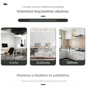 XPE habosított falidekor matrica, vízálló, 1 db, modern minimalist stílus, tükrös falmatrica