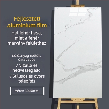 XPE habosított falidekor matrica, vízálló, 1 db, modern minimalist stílus, tükrös falmatrica