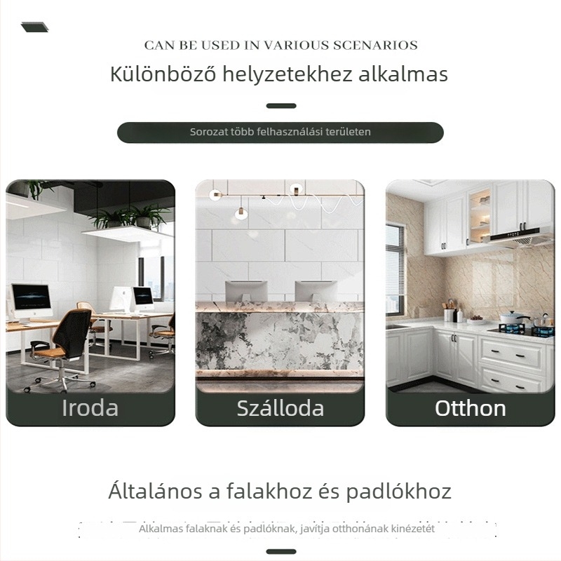 XPE habosított falidekor matrica, vízálló, 1 db, modern minimalist stílus, tükrös falmatrica