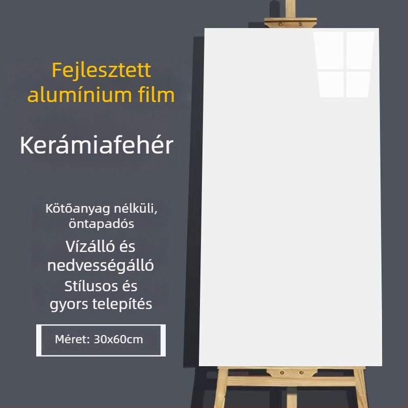 XPE habosított falidekor matrica, vízálló, 1 db, modern minimalist stílus, tükrös falmatrica