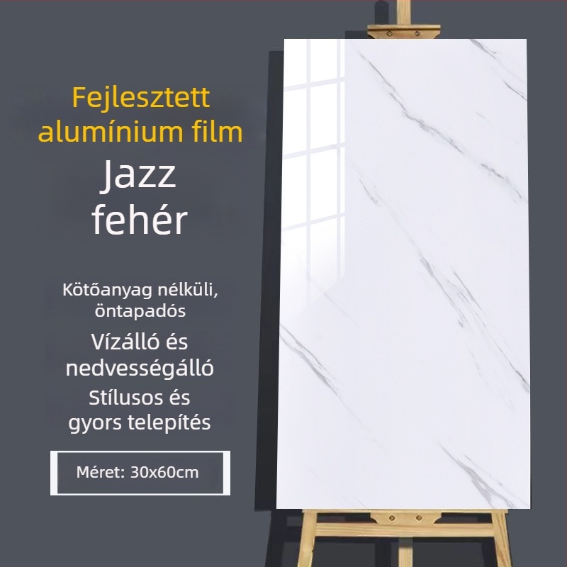XPE habosított falidekor matrica, vízálló, 1 db, modern minimalist stílus, tükrös falmatrica