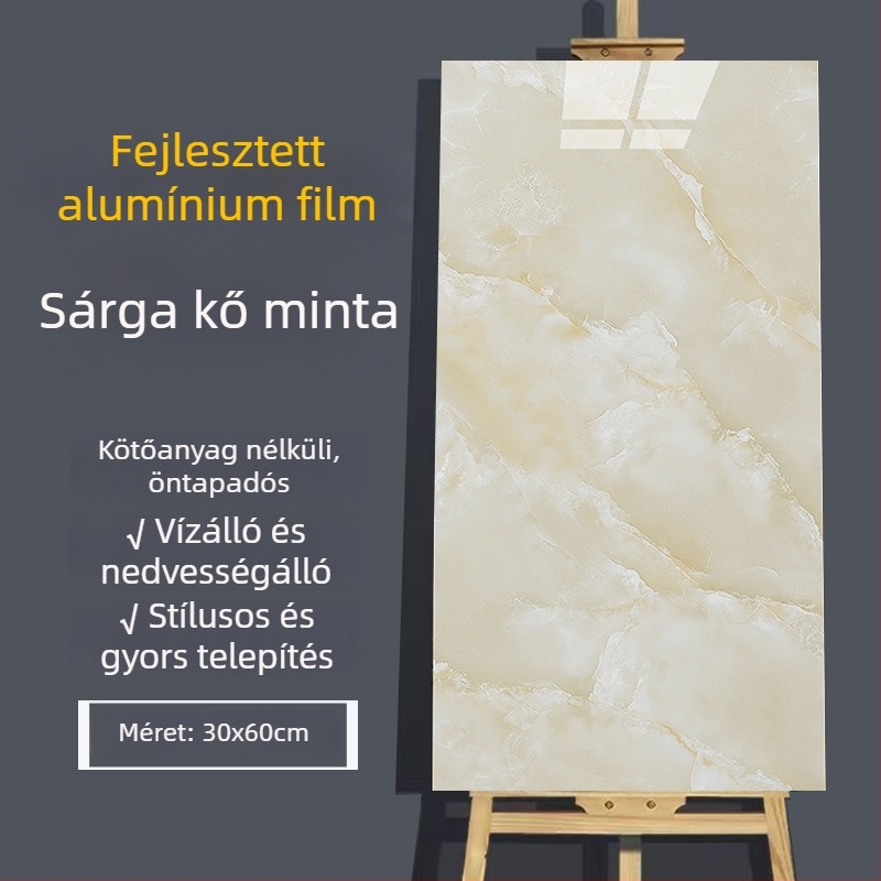 XPE habosított falidekor matrica, vízálló, 1 db, modern minimalist stílus, tükrös falmatrica