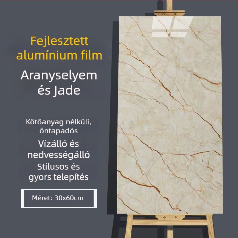 XPE habosított falidekor matrica, vízálló, 1 db, modern minimalist stílus, tükrös falmatrica