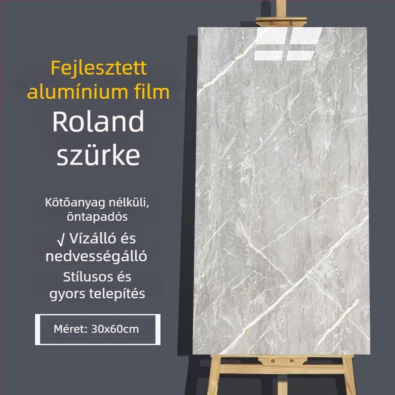 XPE habosított falidekor matrica, vízálló, 1 db, modern minimalist stílus, tükrös falmatrica