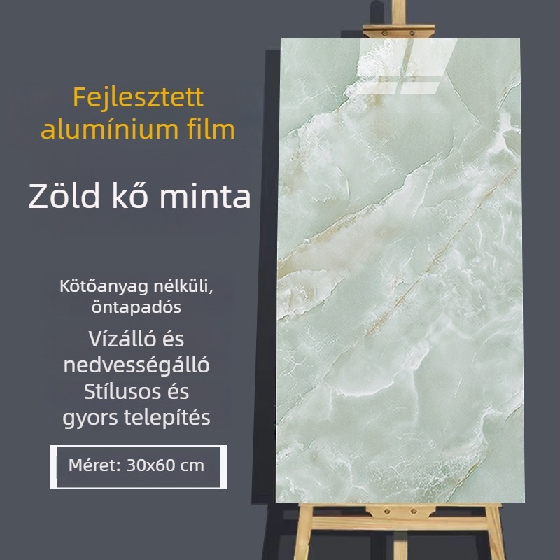 XPE habosított falidekor matrica, vízálló, 1 db, modern minimalist stílus, tükrös falmatrica