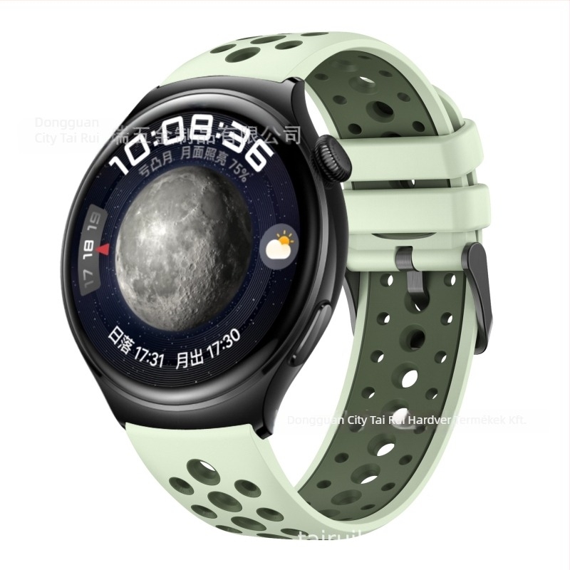 Huawei Watch 4/3-hoz szilikon szíj, stílus movement wind, csat pin buckle, tömege körülbelül 20 g