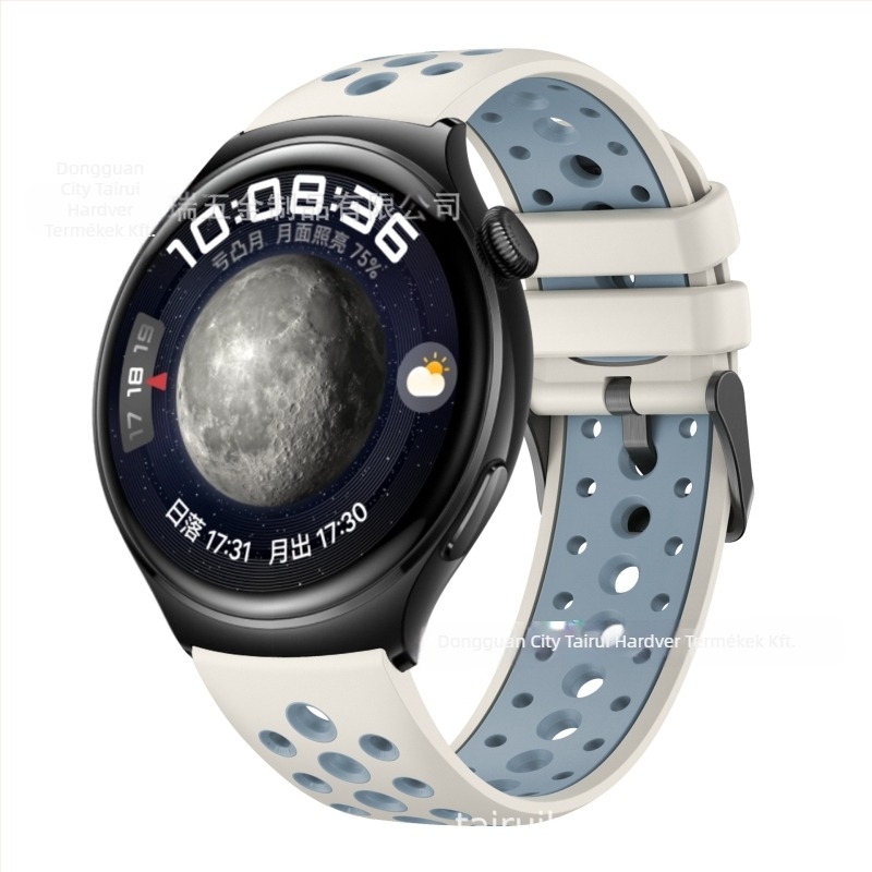 Huawei Watch 4/3-hoz szilikon szíj, stílus movement wind, csat pin buckle, tömege körülbelül 20 g
