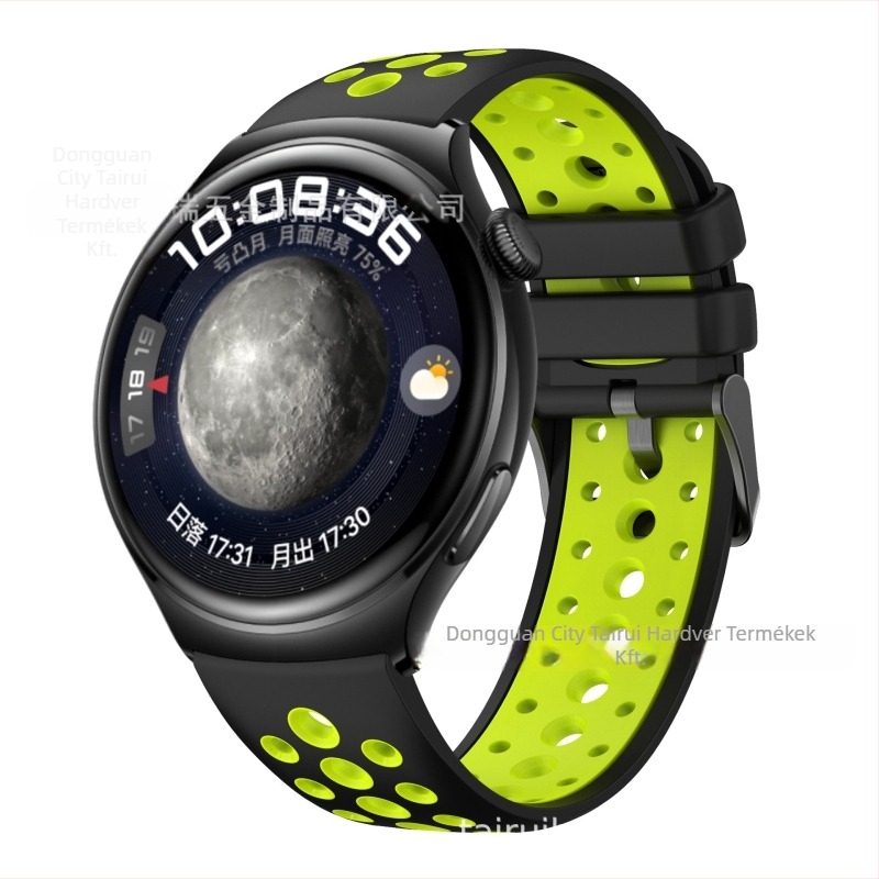 Huawei Watch 4/3-hoz szilikon szíj, stílus movement wind, csat pin buckle, tömege körülbelül 20 g