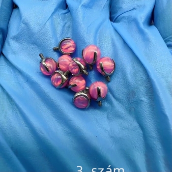 Lip nails fülcsontokra – titan ötvözet, polírozott, geometriai stílus, uniszex