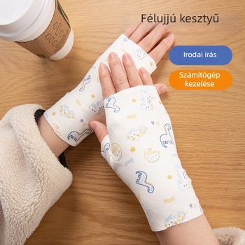 Félujjas kesztyűk télre – melegek, szélállóak, íráshoz és mindennapi használathoz, uniszex