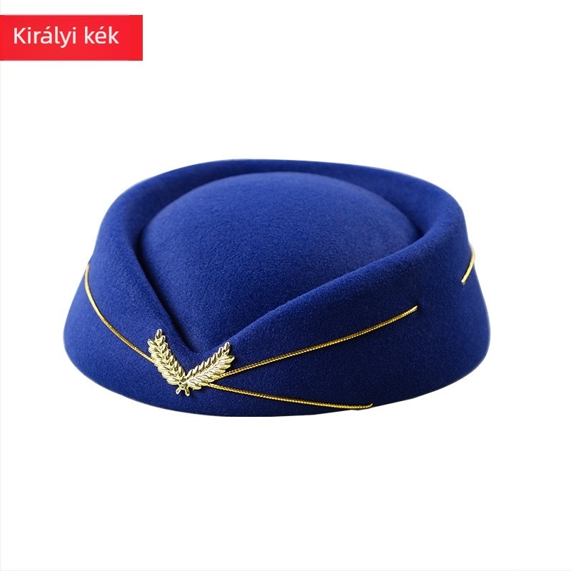 Női gyapjúfilcből készült sapka, elegáns stílus, ősz