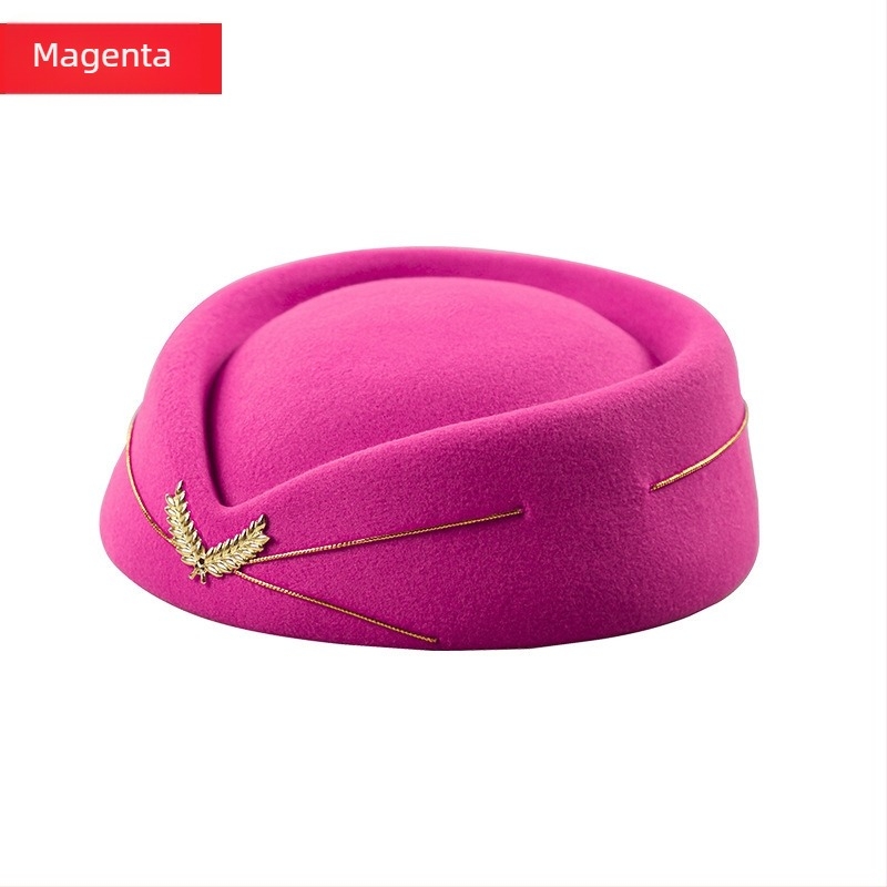 Női gyapjúfilcből készült sapka, elegáns stílus, ősz
