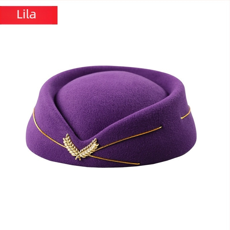 Női gyapjúfilcből készült sapka, elegáns stílus, ősz