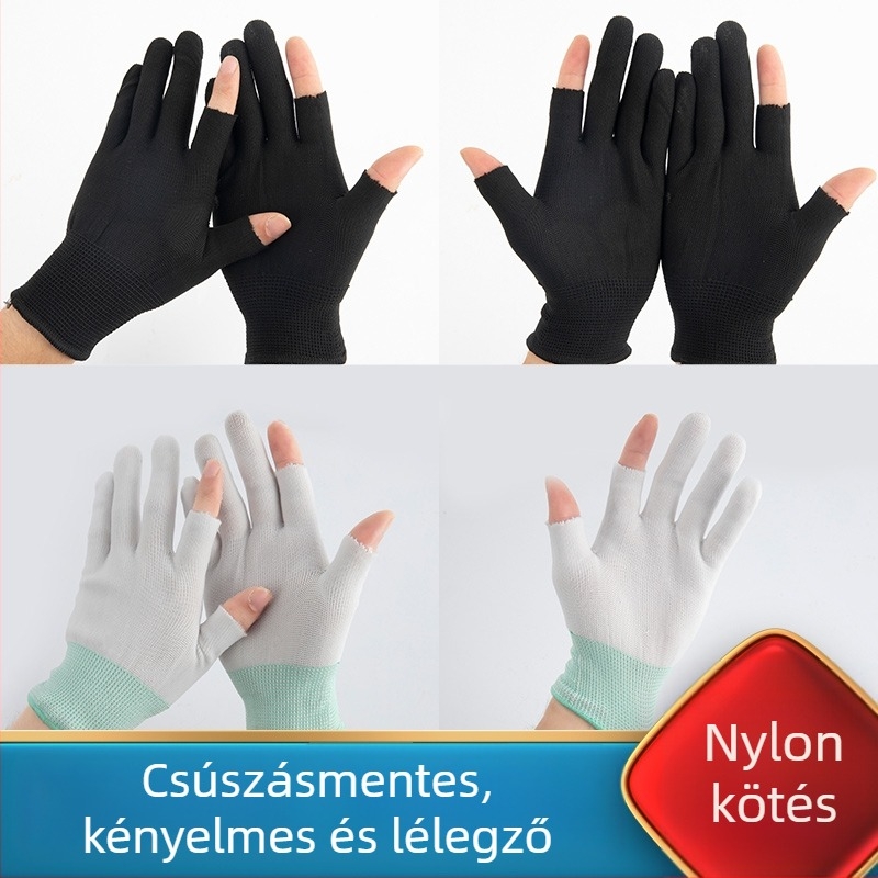 Borjúbőr munkakesztyű futároknak – kopásálló, csúszásmentes, szortírozásra és csomagolásra