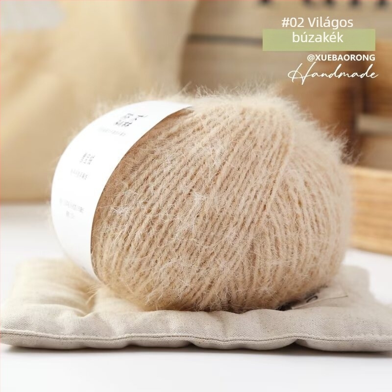 Kézimunkára szánt fonal — gyapjúkeverék, gyűrűs fonás (ring spinning), fonal-forma: csoport, termékkód Snow Baby Velvet