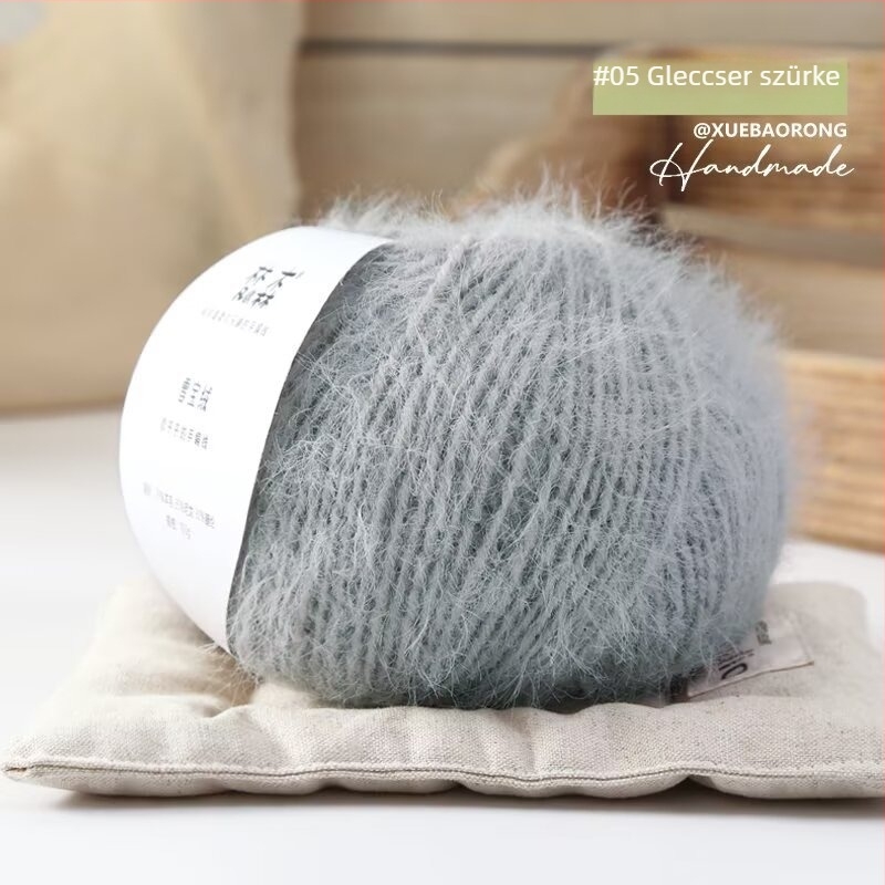 Kézimunkára szánt fonal — gyapjúkeverék, gyűrűs fonás (ring spinning), fonal-forma: csoport, termékkód Snow Baby Velvet