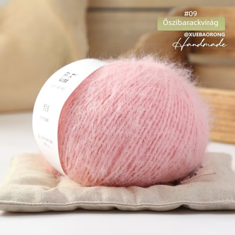 Kézimunkára szánt fonal — gyapjúkeverék, gyűrűs fonás (ring spinning), fonal-forma: csoport, termékkód Snow Baby Velvet