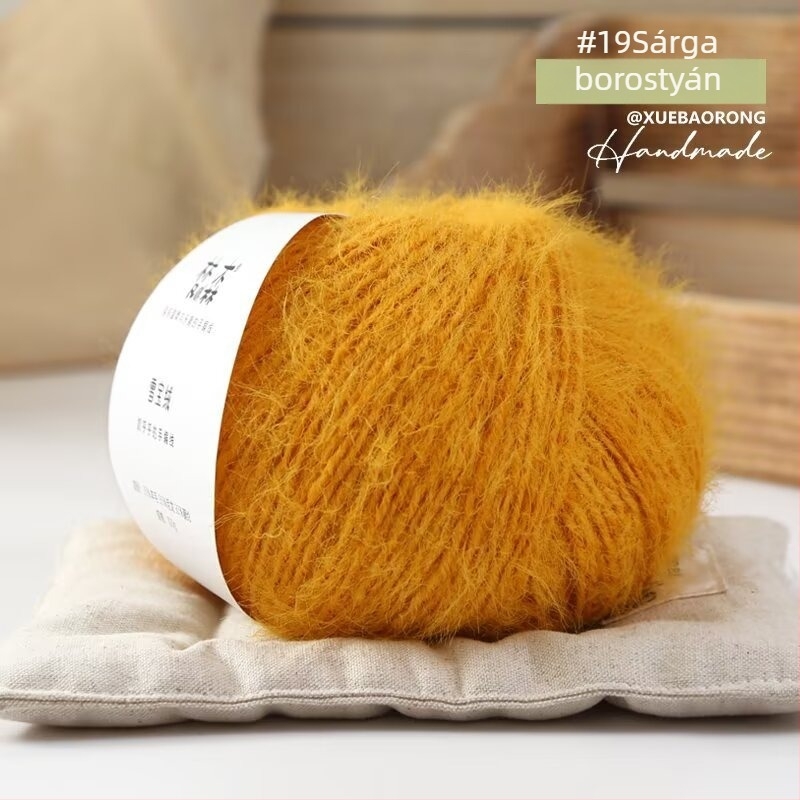 Kézimunkára szánt fonal — gyapjúkeverék, gyűrűs fonás (ring spinning), fonal-forma: csoport, termékkód Snow Baby Velvet