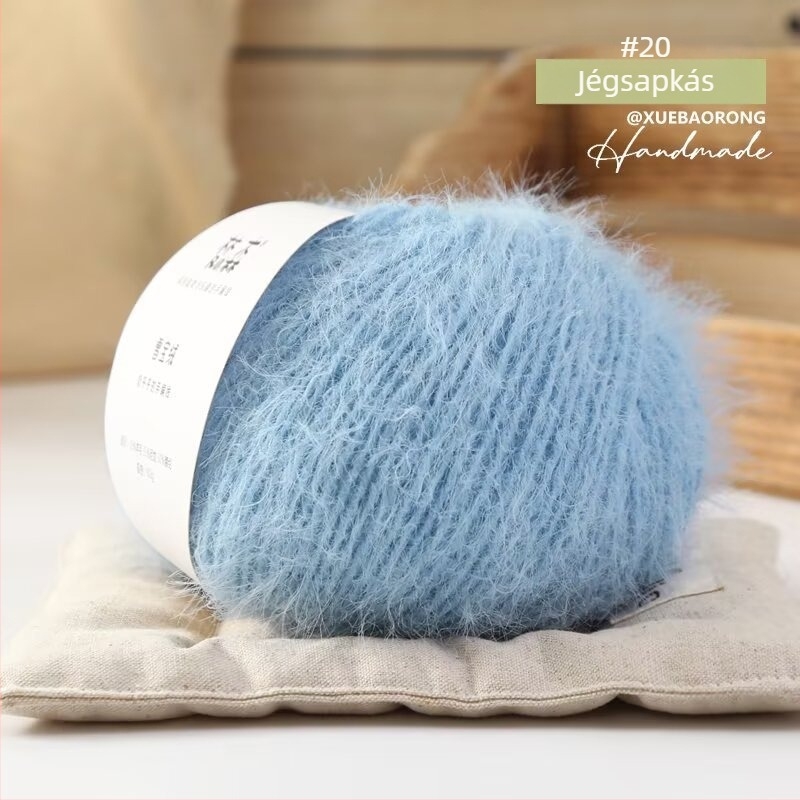 Kézimunkára szánt fonal — gyapjúkeverék, gyűrűs fonás (ring spinning), fonal-forma: csoport, termékkód Snow Baby Velvet