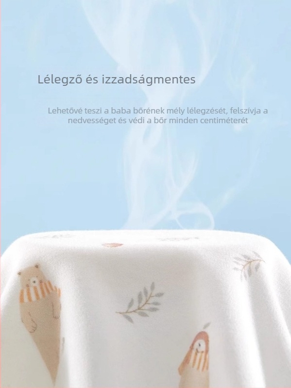 Jingqi újszülött baba ruhái, pillangó mintás overál minden évszakra megfelelő, méret 52, 100% pamut, tavasz–ősz, Osztály A