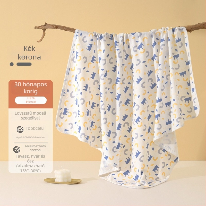 Újszülött extralarge, négy évszakos, vékony pamut swaddle kendő a babának