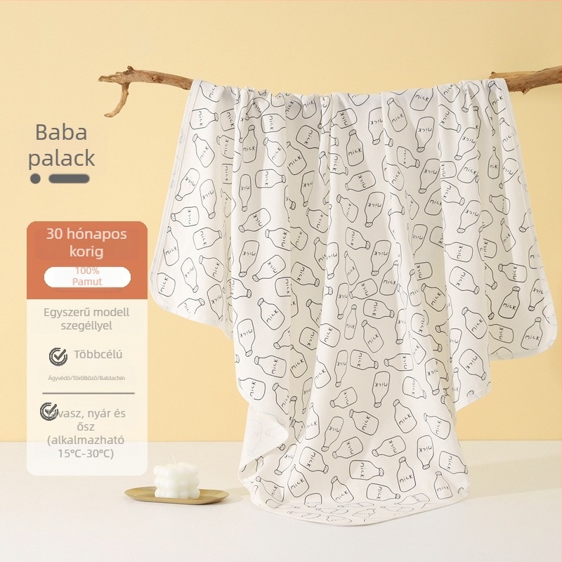 Újszülött extralarge, négy évszakos, vékony pamut swaddle kendő a babának