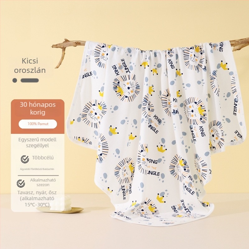 Újszülött extralarge, négy évszakos, vékony pamut swaddle kendő a babának