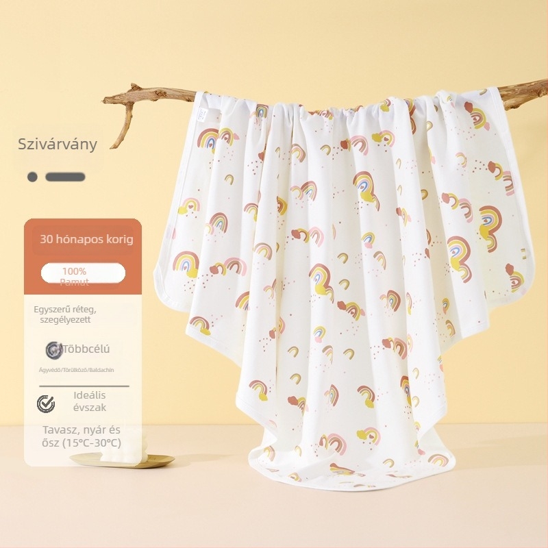 Újszülött extralarge, négy évszakos, vékony pamut swaddle kendő a babának