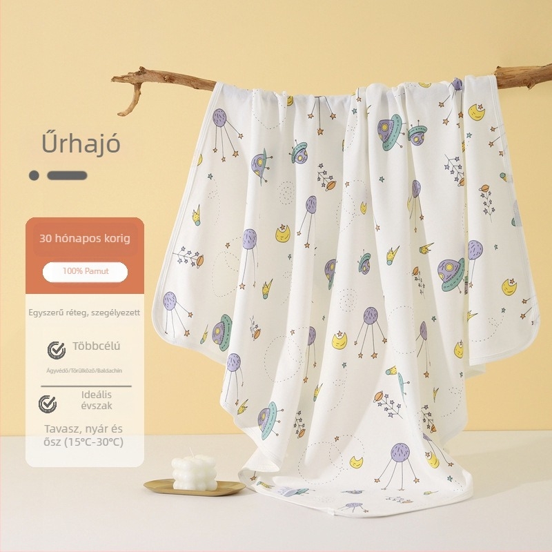 Újszülött extralarge, négy évszakos, vékony pamut swaddle kendő a babának