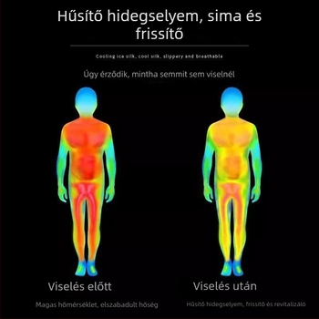 Férfi ice silk gyorsszárító felső – lélegző, bő szabású