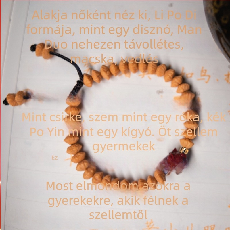 Fából készült szív alakú karkötő, uniszex, eredeti dizájn