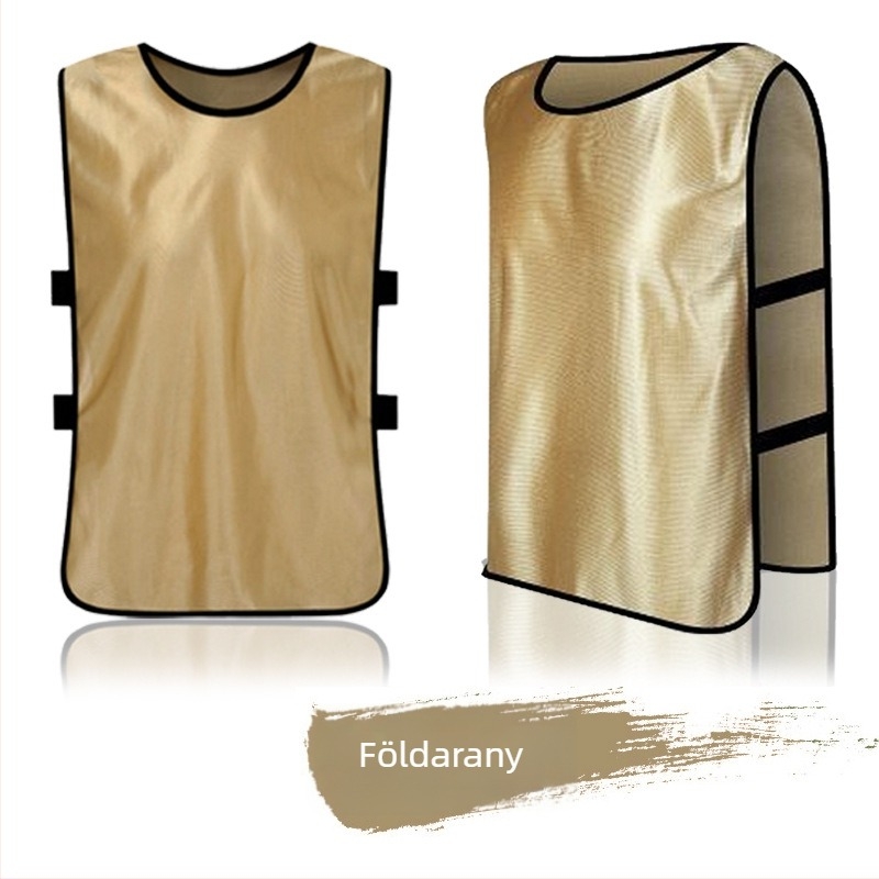 Futballcsapat edző mellény – uniszex, poliészter, nyomtatható egyszínű dizájn, egész éves használat, márka re-huo