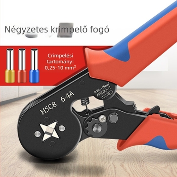 Jingyue Electric Krimpelő eszköz csőterminálhoz — speciális krimpelés csőterminálokhoz; Anyag: nikkel-kromium ötvözetes acél; Súly: 0,378