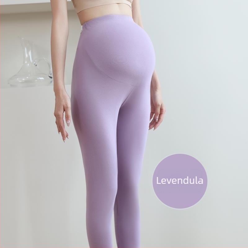 Terhes nőknek szóló pamut termosz nadrág, 90–95% pamut, has alátámasztás, közepes vastagság, ősz-tél 2025, szoros szabás