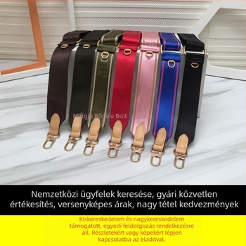 Nylon táska vállpánt, betűs minta, 2025 tavasz
