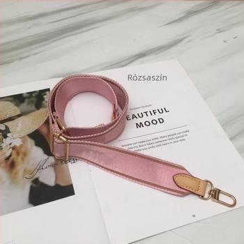Nylon táska vállpánt, betűs minta, 2025 tavasz